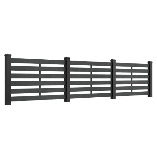 Sztacheta kompozytowa ze strukturą drewna, NORDECK Hageline, Antracyt 150 x 20 x 1800 mm